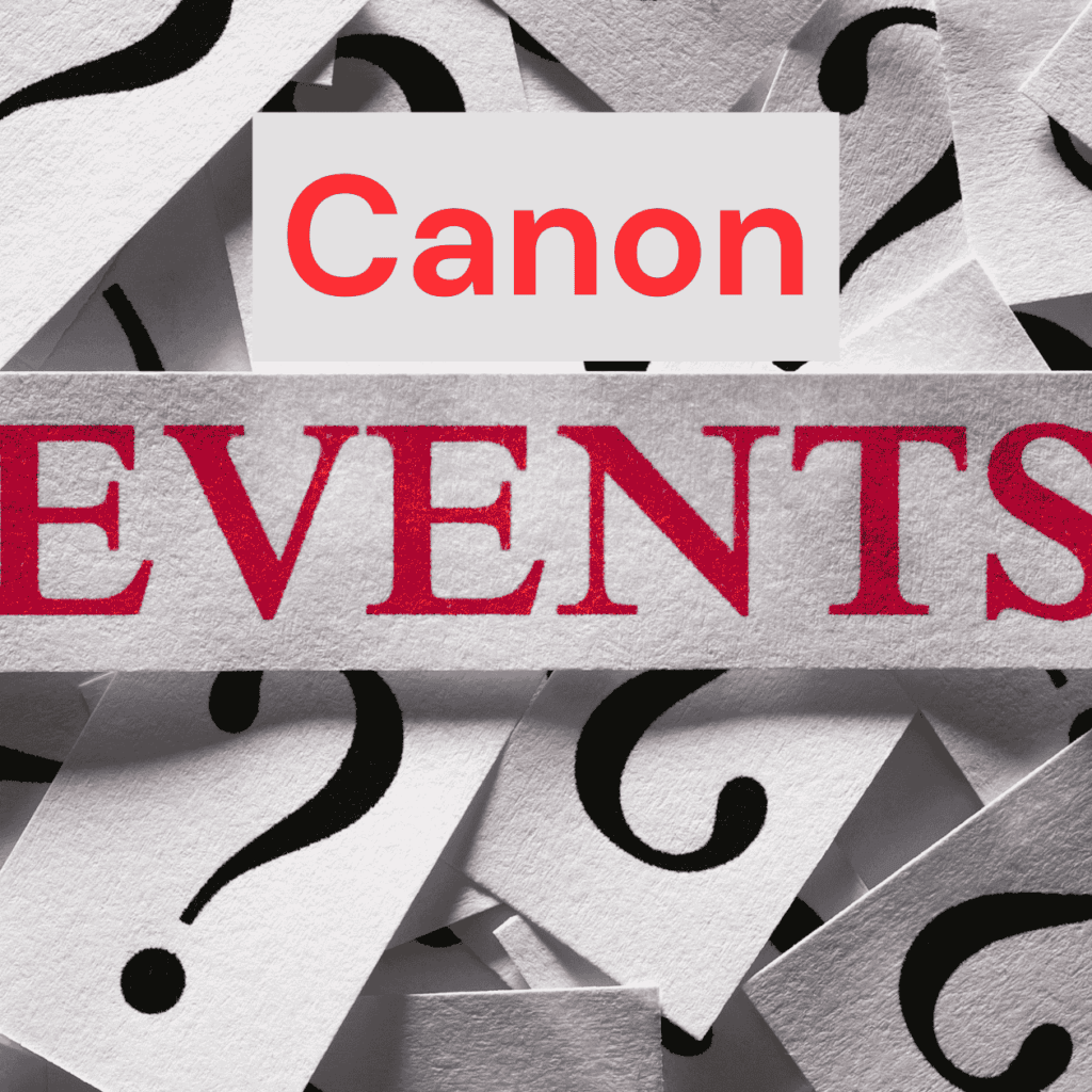 What Is a Canon Event? A Comprehensive Guide.